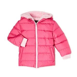 Swiss Tech Baby Girl Puffer Jacket, Size 12M